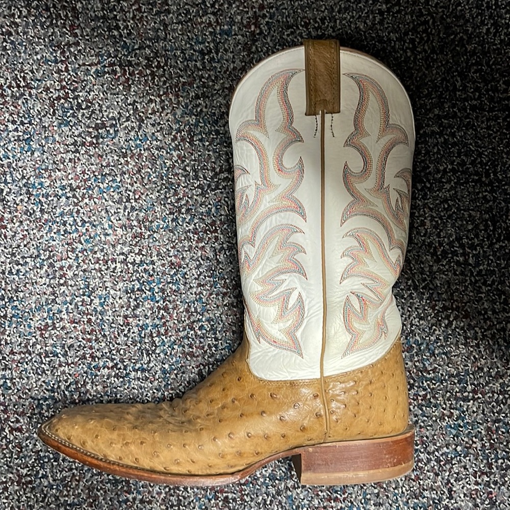 Justin Exotic Ostrich Boots